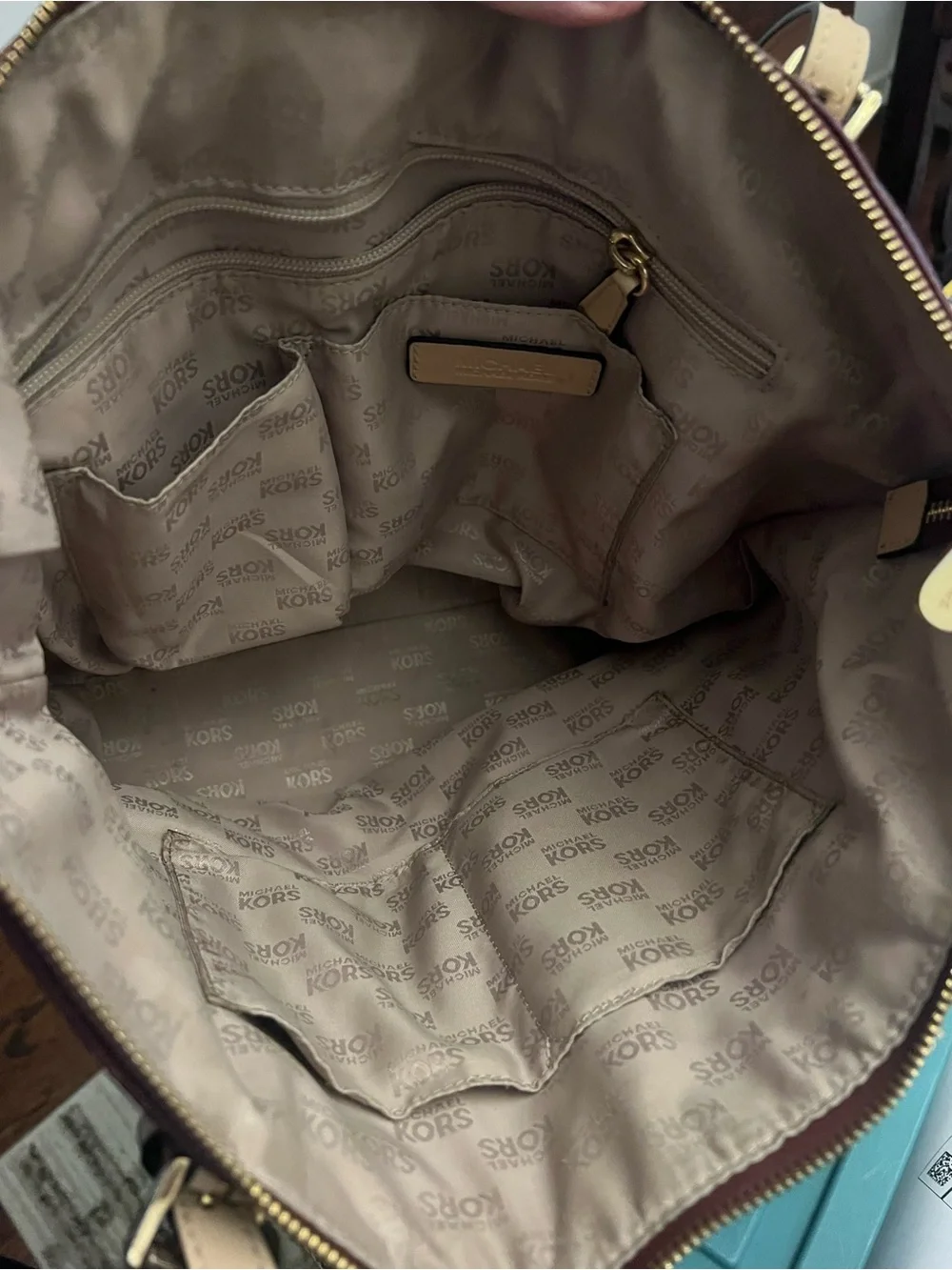 Michael Kors Charlotte Top Zip Tote Bag - Picture 3 of 3